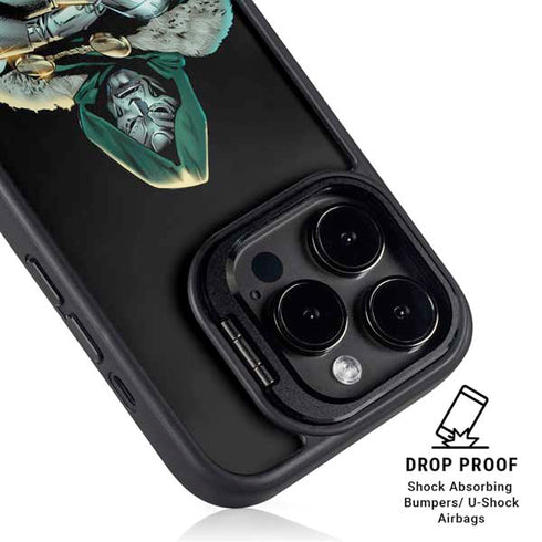 Marvel Dr. Doom iPhone 15 Pro Max Kickstand Case